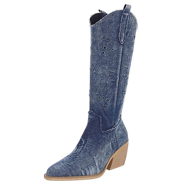 Ital-Design Damen Cowboyboots Western Sommerboots (88843824) günstig online kaufen
