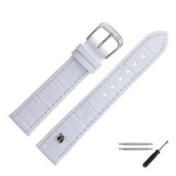 MARBURGER Uhrenarmband 16mm Leder Alligator Prägung günstig online kaufen