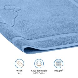 Komfortec Badematte Badvorleger aus 100% Baumwolle, günstig online kaufen