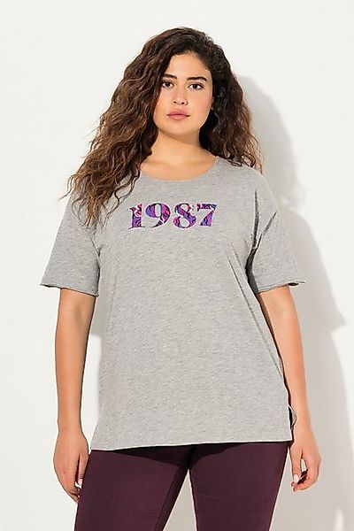 Ulla Popken T-Shirt T-Shirt Zahlen Oversized günstig online kaufen