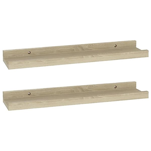 vidaXL Wandregal Wandregale 2 Stk Sonoma günstig online kaufen