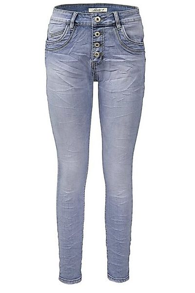 Jewelly Regular-fit-Jeans Stretch Jeans Five-Pocket im günstig online kaufen