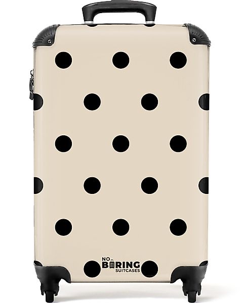NoBoringSuitcases.com© Hartschalen-Trolley Beigefarbener Hintergrund mit sc günstig online kaufen