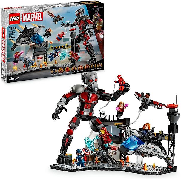 LEGO® Captain America: Civil War Actionduell (76314), LEGO Super Heroes Kon günstig online kaufen