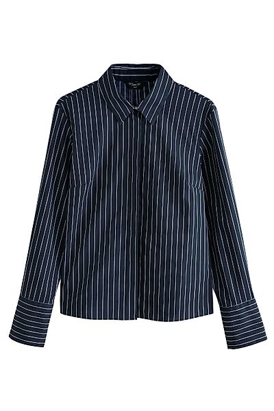 Next Langarmhemd Essential Langarmshirt mit Stretch, günstig online kaufen