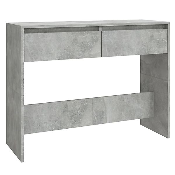 vidaXL Konsolentisch Betongrau 100x35x76,5 cm Holzwerkstoff günstig online kaufen