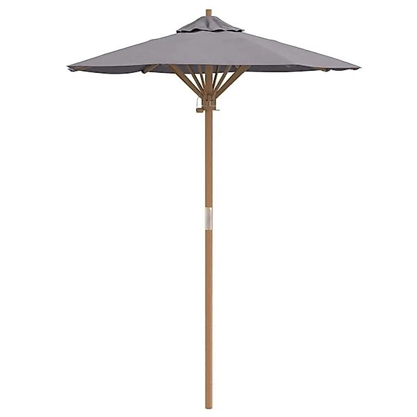 vidaXL Gartenparasol Dunkelgrau 150 x 150 x 210 cm Bambus 4108084 günstig online kaufen