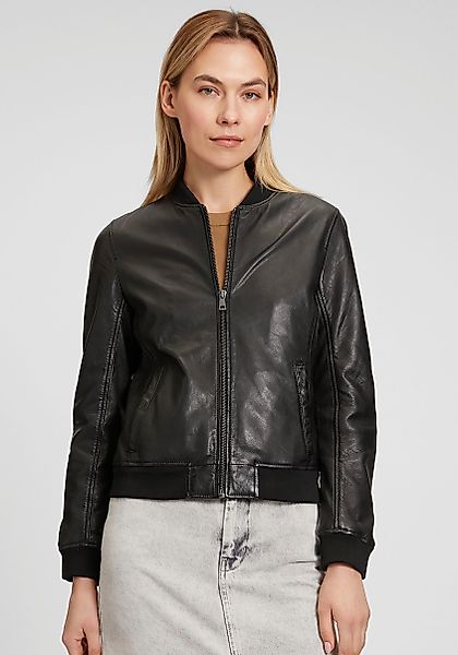 Mauritius Lederjacke MWBjella mit Stehkragen, Reißverschluss, günstig online kaufen