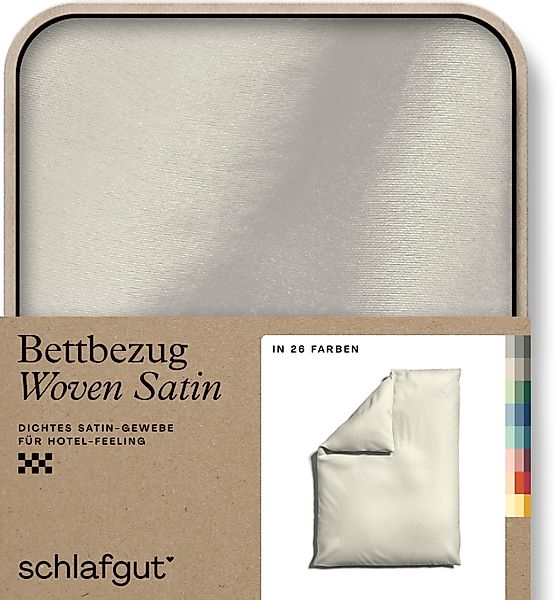 Schlafgut Bettbezug Woven Satin, (1 St), günstig online kaufen