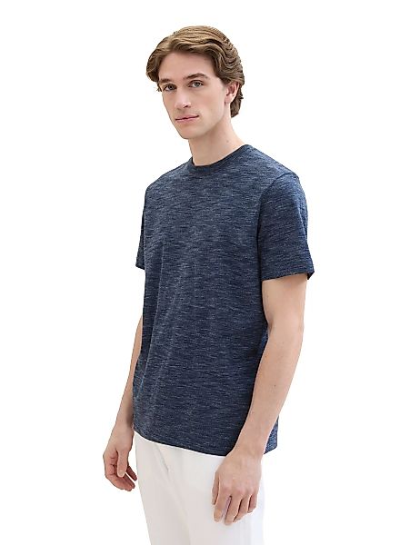 TOM TAILOR T-Shirt mit melierter Optik günstig online kaufen