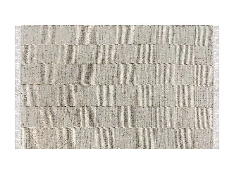 Teppich - Jute & Wolle - handgefertigt - 200 x 290 cm - 1200 g/m2 - Natur - günstig online kaufen