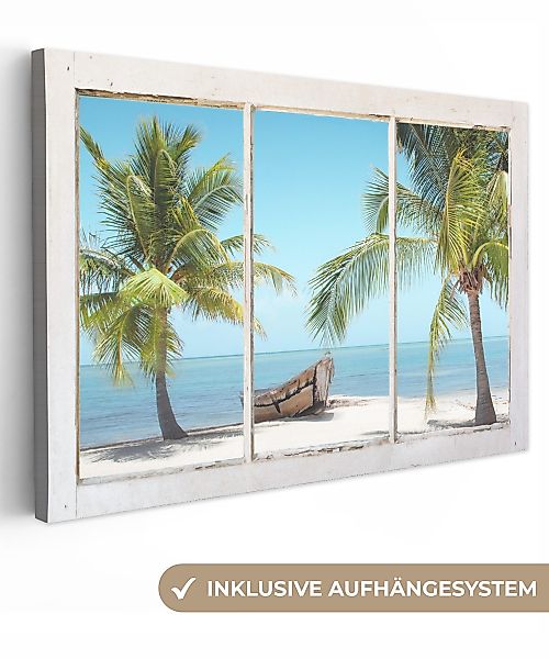 OneMillionCanvasses® Leinwandbild Aussichtspunkt - Palmen - günstig online kaufen