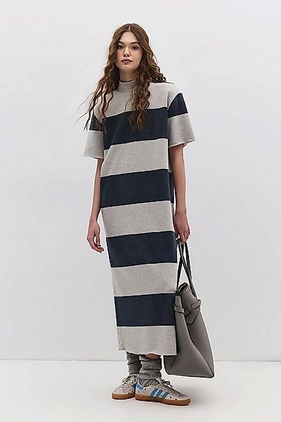 No Matter What Minikleid Gestreiftes Midikleid mit geschlossenem Halsaussch günstig online kaufen