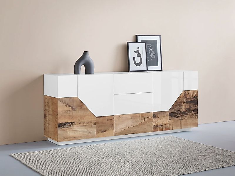 INOSIGN Sideboard "ALIEN-Kommode, Schrank, Anrichte mit 4 Türen und 3 Schub günstig online kaufen