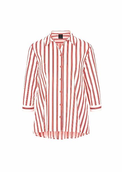 GOLDNER Kurzarmbluse "Kurzgröße Schlichte Baumwoll-Bluse mit 3/4-Arm" Ohne günstig online kaufen