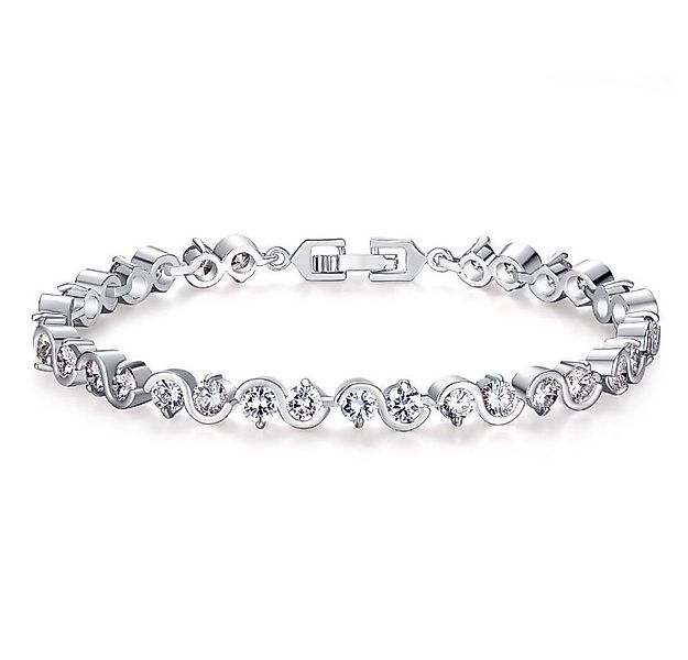 Kim Johanson Tennisarmband Lucy (1-tlg), mit Zirkonia Kristalle günstig online kaufen