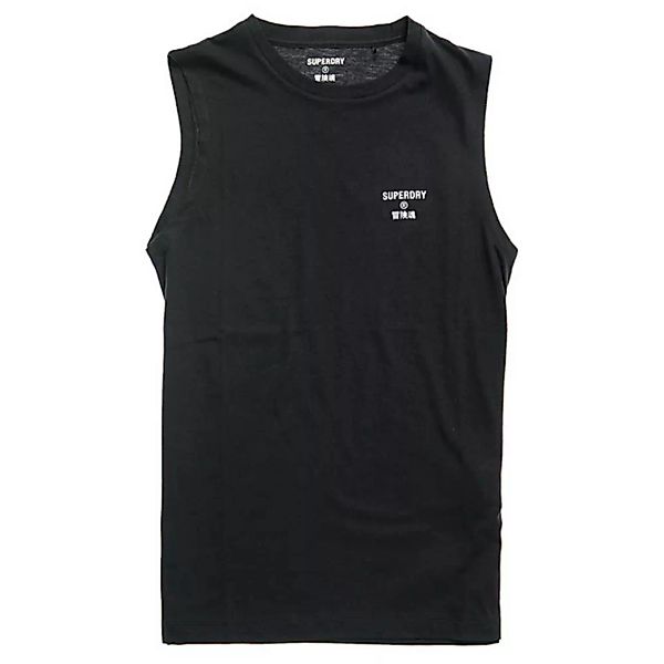 Superdry Core Sport Ärmelloses T-shirt XS Black günstig online kaufen