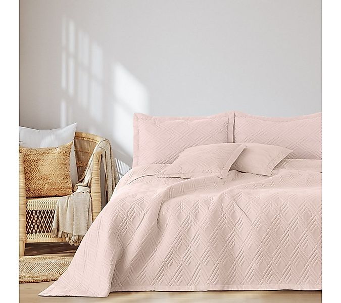 texpot Tagesdecke Bettüberwurf Steppung Raute zweiseitg günstig online kaufen