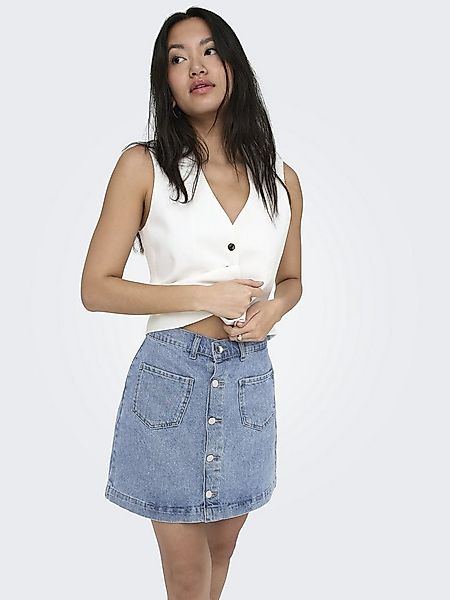 ONLY Jerseyrock ONLAMAZING HW SKIRT TAI DNM NOOS günstig online kaufen