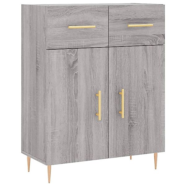 vidaXL Sideboard Grau Sonoma 69,5x34x90 cm Holzwerkstoff 827970 günstig online kaufen
