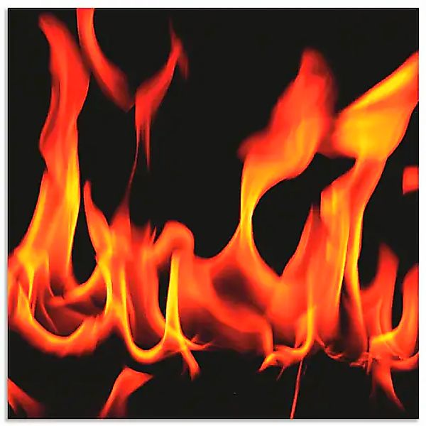 Artland Küchenrückwand »Feuer 2 - Flammen«, (1 tlg.), Alu Spritzschutz mit günstig online kaufen