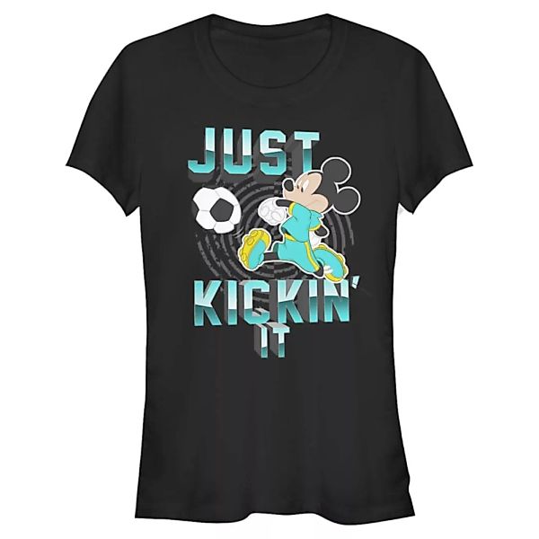 Disney - Micky Maus - Micky Maus Kickin It - Frauen T-Shirt günstig online kaufen