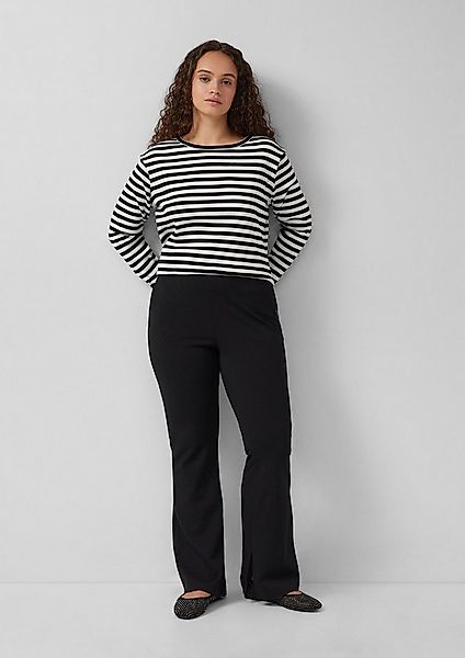 QS Chinos Hose Hose aus Interlockjersey günstig online kaufen