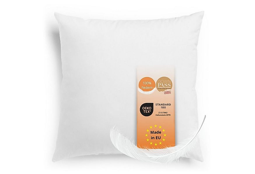 sleepling Federkissen Inlet Sofakissen, Füllung: 100% Federn, Bezug: Baumwo günstig online kaufen