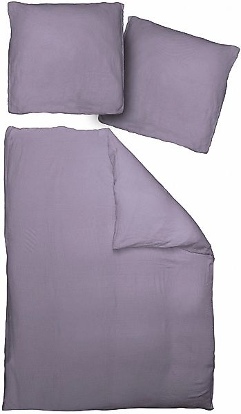 Adam Bettwäsche "Uni Collection light" 2 Stk. aus 100 % Bio-Baumwolle, 2 te günstig online kaufen