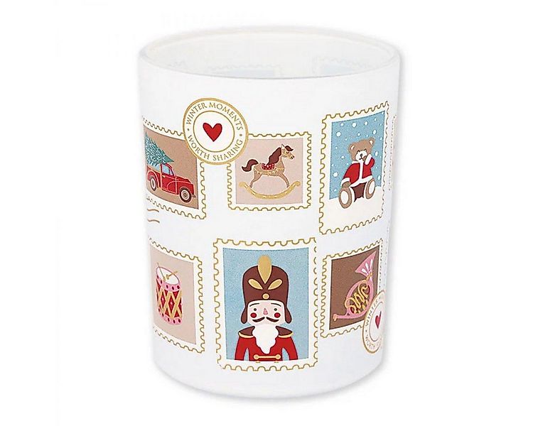 Greengate Windlicht Teelichthalter Xmas Letter White (12,5x10cm) günstig online kaufen