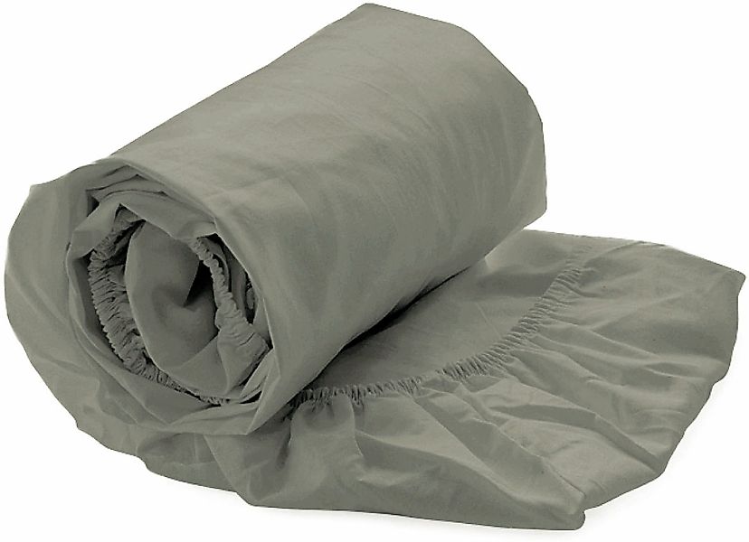Heckett & Lane Spannbettlaken "Yellow Spannbetttuch Percale" Spannbetttuch günstig online kaufen