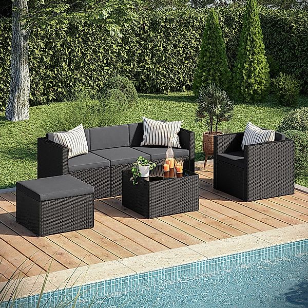 STEELSØN Sitzgruppe Zethora, (4er-Sitzgruppe, (3er Sofa, günstig online kaufen