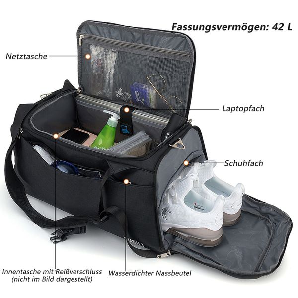 OKWISH Reisetasche Trainingstasche Sporttasche Handtasche Schultertasche günstig online kaufen