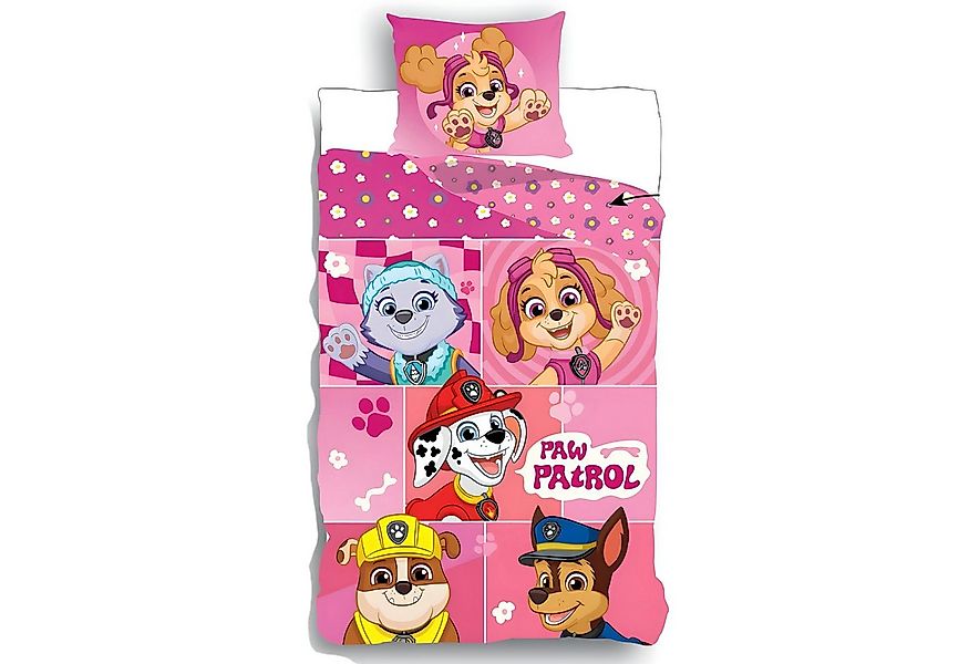 PAW PATROL Bettwäsche Paw Patrol Skye 2tlg Kinder Mädchen Bettwäsche Set, 2 günstig online kaufen