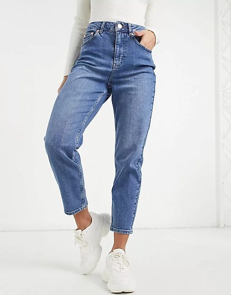 Oasis – Monroe – Mom-Jeans in Blau günstig online kaufen