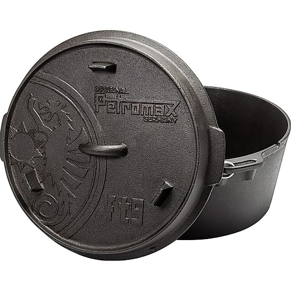 Petromax Dutch Oven FT9-T Schwarz mit planem Boden 7,5 l Ø 23,9 cm günstig online kaufen