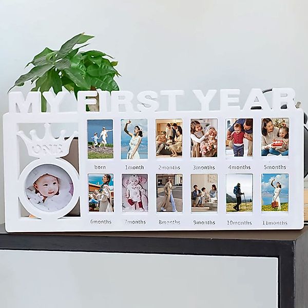 Masbekte Bilderrahmen Baby-Fotogalerie für 13 Fotos, günstig online kaufen