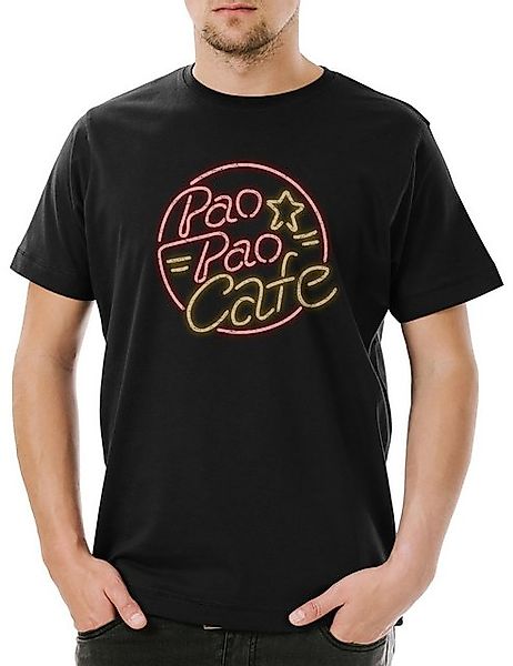 Urban Backwoods Print-Shirt Pao Pao Cafe Herren T-Shirt Fatal Logo Symbol S günstig online kaufen
