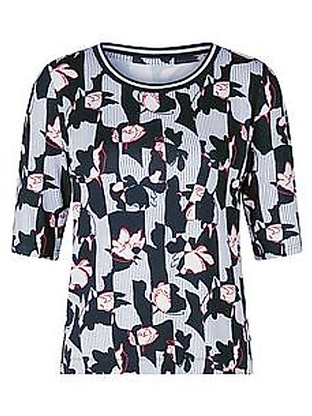 Rundhals-Shirt 3/4-Arm BASLER blau günstig online kaufen