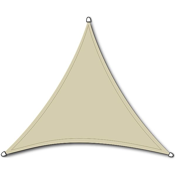 Siena Garden Solino Sonnensegel Ecru 3-eckig 3,6x3,6x3,6 m günstig online kaufen