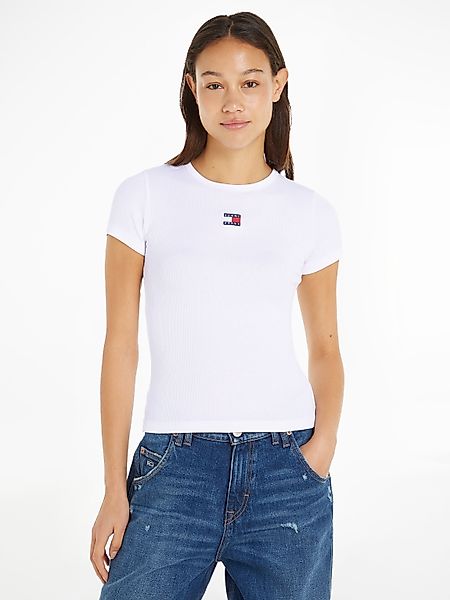 Tommy Jeans Kurzarmshirt TJW SLIM BADGE günstig online kaufen