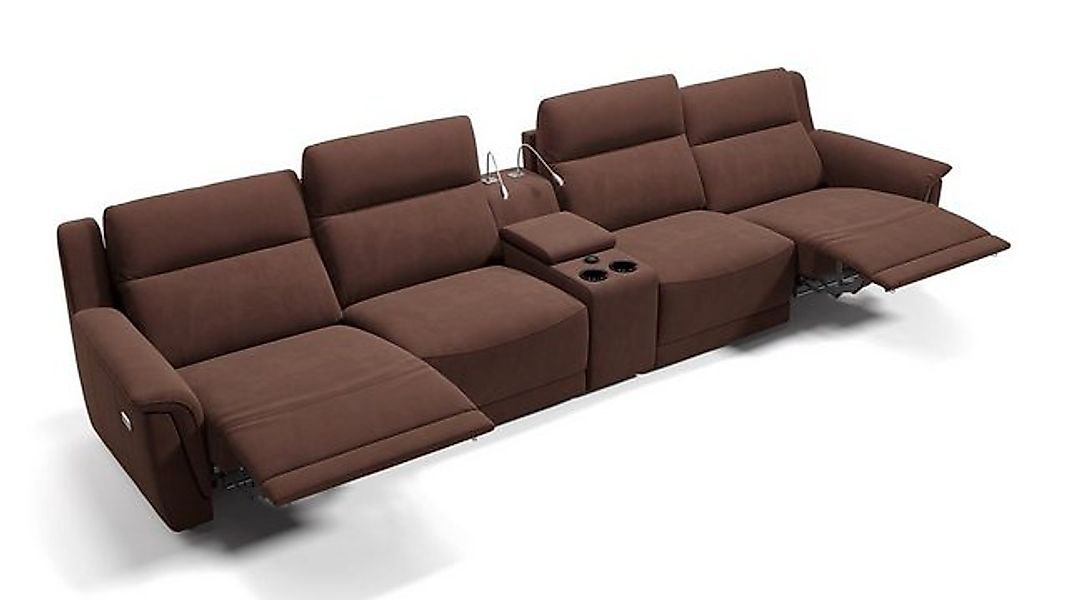 Sofanella 4-Sitzer Stoff MALITO, Heimkinosofa, Kinocouch, Funktionssofa, Ki günstig online kaufen