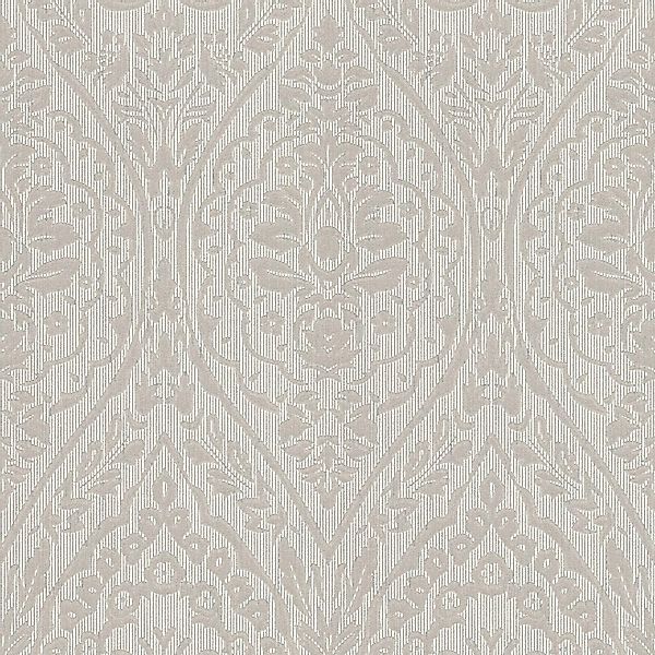 PROFHOME 961955-GU Barock Tapete Ornament Matt Creme Beige 0,53 m x 10,05 m günstig online kaufen