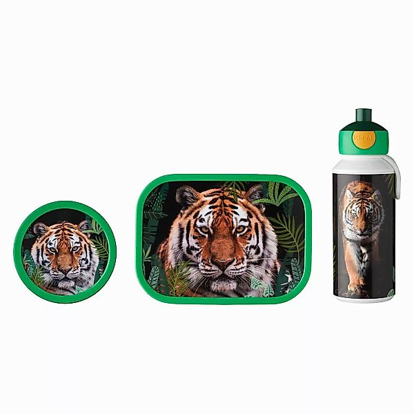 Mepal Campus Lunchset 3-teilig aus Brotdose Trinkflasche und Obstbox Wild T günstig online kaufen