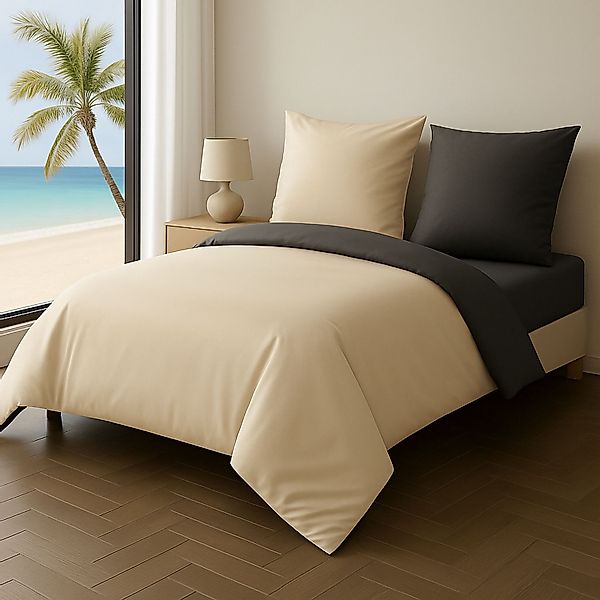 Leonado Vicenti Bettwäsche Luxus Satin-Bettwäsche aus 100 % Baumwolle, Sati günstig online kaufen