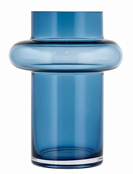 Lyngby Vasen Tube Vase Glas dark blue 20 cm (blau) günstig online kaufen