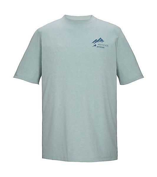 Killtec T-Shirt KOS 51 MN TSHRT Melange-Optik, grafischer Berg-Print, Comfo günstig online kaufen