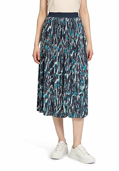 Betty&Co Midirock "Betty & Co Damen Midirock mit Plissee", Plissee günstig online kaufen