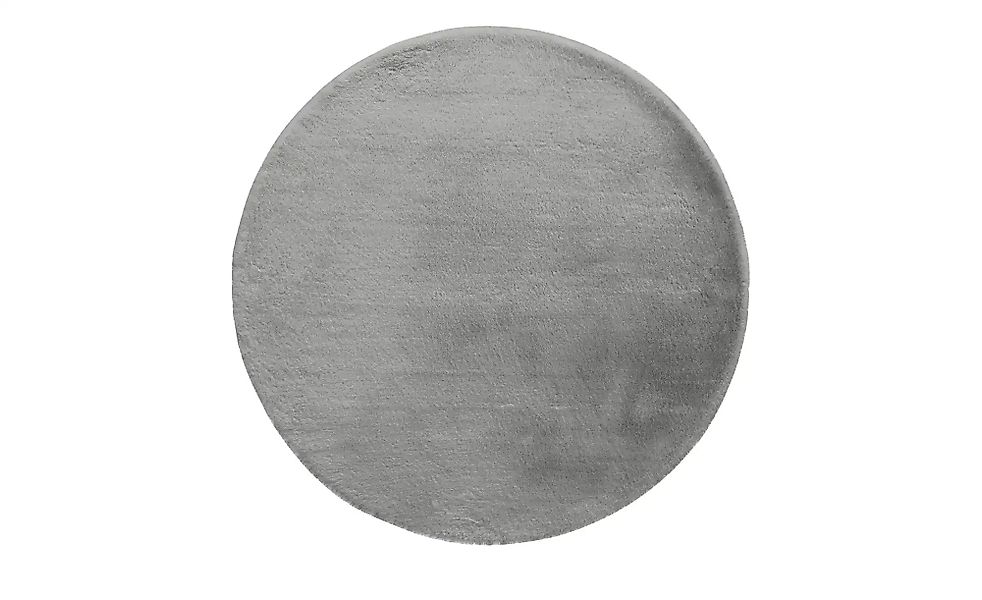 como Hochflorteppich  Bunny ¦ grau ¦ Synthetische Fasern Ø: 120 Teppiche > günstig online kaufen