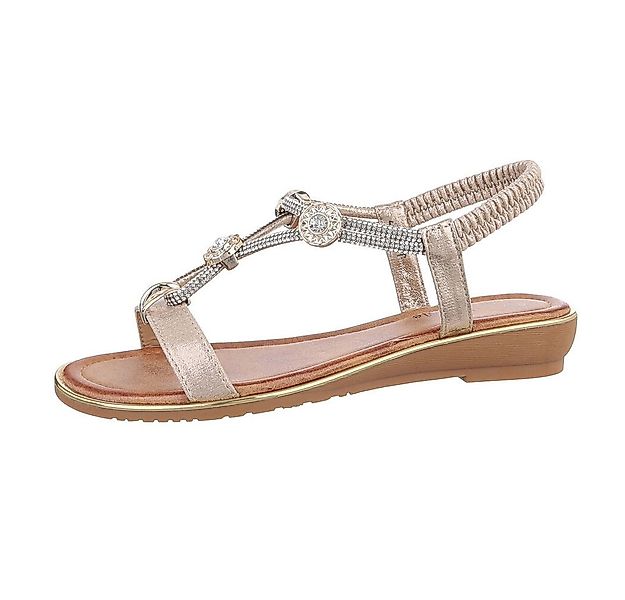Ital-Design Damen Freizeit Riemchensandalette (86016753) Keilabsatz/Wedge R günstig online kaufen